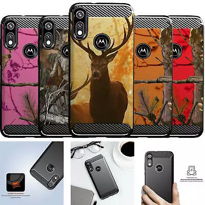 For [Moto E (2020) /Moto E7][Flex TPU Fiber SET4] Shockproof Slim Flexible Case • $10.99