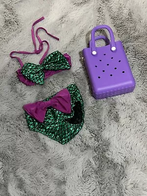 Girls Mermaid Bathing Suit Outfit With Matching Beach Bag New Size 4T • $18