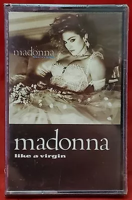 Madonna  Like A Virgin  1984 SIRE Records Vintage Cassette Tape NEW SEALED • $65.87