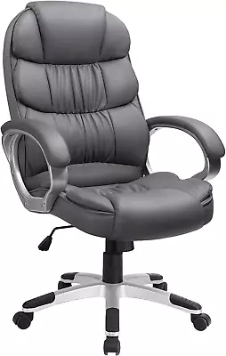 Office Chair High Back PU Leather Computer Desk Chair Adjustable Ergonomic Execu • $135.99