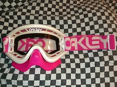 Vintage   Oakley Goggles/mask / Face Guard Nos Mxama Motocross Helmet Visor  • $325