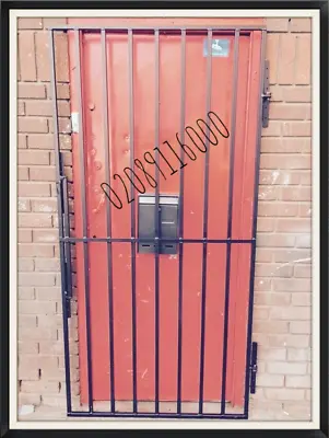 Heavy Duty Steel Security Door Gate. Metal Garden Side Gate / Wrought Iron Gate • £149.99