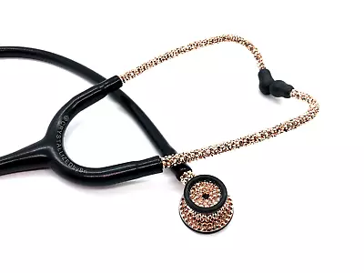 Bling MDF Pediatric Stethoscope AUSTRIAN CRYSTALS Bedazzled Custom Kids Nurse Dr • $336