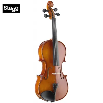 $229.99 • Buy NEW Stagg VA15 Solid Maple 15  Standard Viola With Bow, Rosin And Soft Case