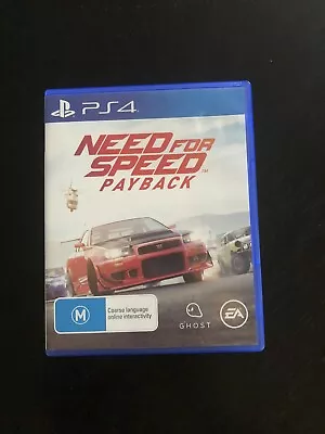 Need For Speed Payback - Sony PlayStation 4 PS4 Game • $24.95
