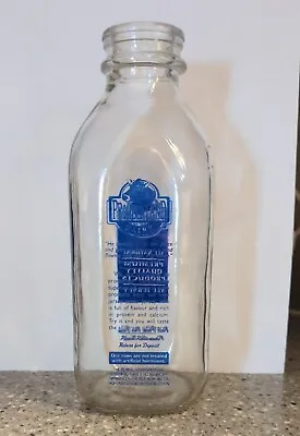 Vintage Promised Land Dairy 32 Oz Glass Milk Bottle Floresville Texas • $12.99