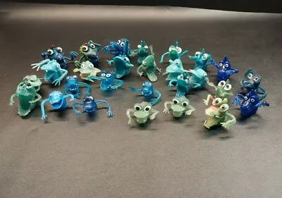 Lot Of 27 Vintage Blue Rubber Jiggler Finger Puppet Monster Figures • $129.99