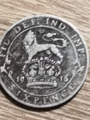 £3.50 • Buy 1916 Silver Sixpence  George V Coin 