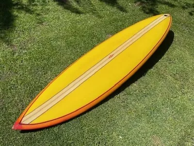 Vintage 1970s Era Jacobs Surfboard 6'-8  Single-fin Nice Color/nice Design • $575