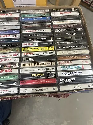 CLASSIC ROCK CASSETTE TAPE MANIA~Pick Your Own~ALL GENRES~MOST TESTED~LIST #8 • $6