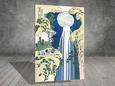 £6.51 • Buy  Katsushika Hokusai The Waterfall Amida Japanese CANVAS PAINTING ART POSTER 897