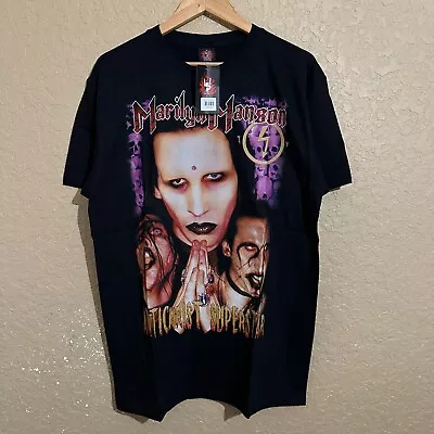 Marilyn Manson Antichrist Superstar T-Shirt Large Black Rock Yeah • $35