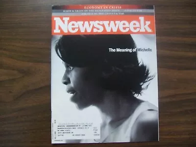 Future First Lady Michelle Obama Newsweek - December 1 2008 - Very Fine Cond • $4