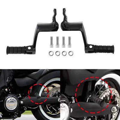 Black Rear Passenger Footpegs Foot Pegs For Victory Vegas Kingpin Gunner 03-17 • $50.99