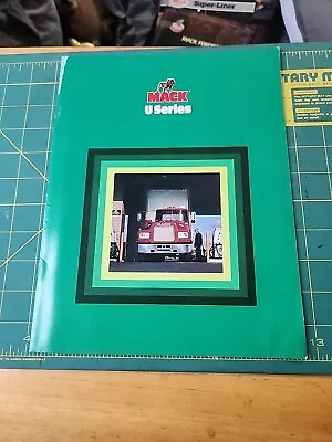 1980 MACK Trucks U Series Brochure 12 Pages Lot 2 • $13.56