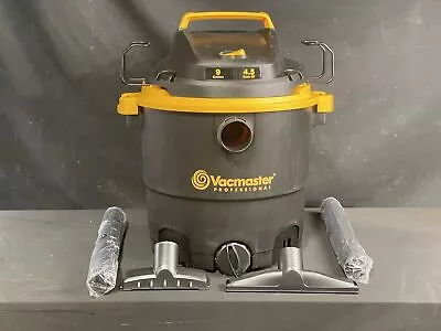 Vacmaster VJF912PF 0201 Professional 9 Gallon Wet Dry Vacuum Cleaner Black Used • $71.43