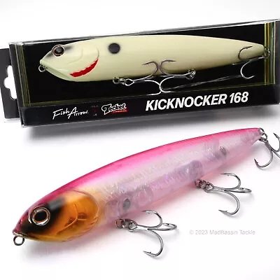 Fish Arrow X Teckel Kicknocker 168 Walking Topwater Plug (JDM) • $28.95