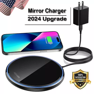 40W Charger Wireless Fast Charge Pad For Motorola Moto G Power (2024) Edge+ 2023 • $9.99