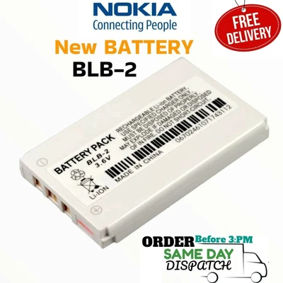 £6.99 • Buy New High Quality BLB-2 Battery For Nokia 8210 8310 6510 6590 7650 5210 8850