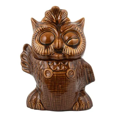 13  Vintage McCoy Brown Owl Cookie Jar #856 Woodsy Owl USA ~ One Small Chip. • $29