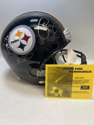 Riddell Mean Joe Green Autographed Helmet With Coa • $349.99