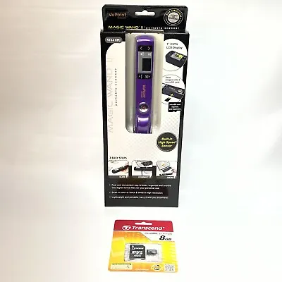 VuPoint ST441Pu  Magic Wand II 2 Portable Scanner Handheld Pocket Purple • $24.99