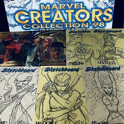 1998 Marvel Creators Collection: Card Lot  Of 9 SketchEditorGold • $28