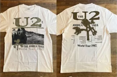 U2 Live The Joshua Tree World Tour 1987 T-Shirt U2 Rock Band Gift • $26.99