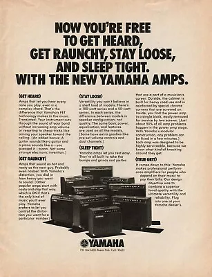 1975 Yamaha Guitar Amplifiers - Vintage Ad • £9.36