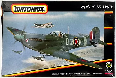 Spitfire Mk XVI/IX 1:72 Matchbox 40050 Skill 2 Complete Model Kit Open Box • $17.97