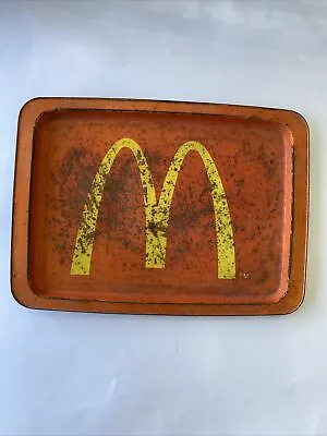 McDonalds Restaurant Fast Food Serving Tray Steel Old. FC. Free Post! • $89.90