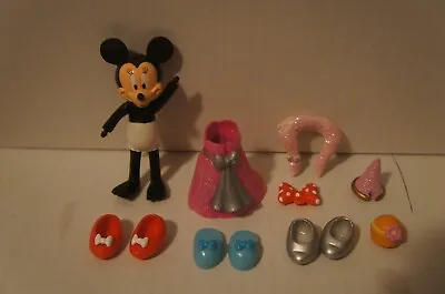 Disney MINNIE MOUSE 8 Fashion Dress-up Items (Similiar To Polly Pocket) FREE SH • $8