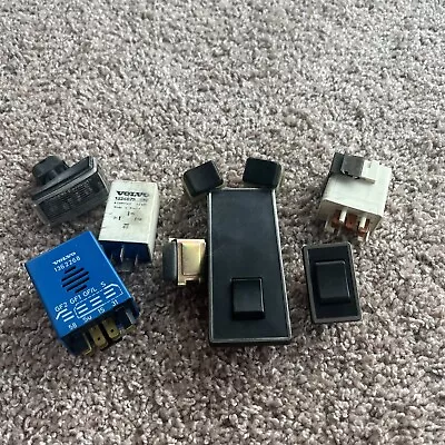 Assortment Of OEM Volvo Switches Buttons Relays 240 1362268 1324675 • $60