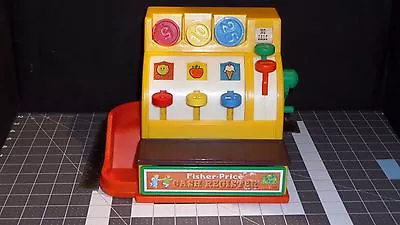 Fisher Price Vintage 1974 Cash Register #926 WORKS! 3Coins Great Condition • $29.10