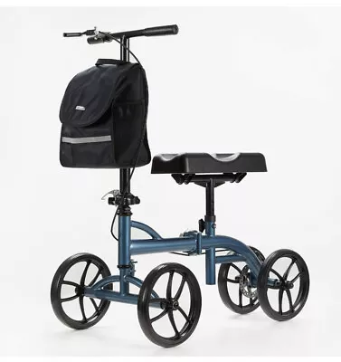 OasisSpace Heavy Duty Steerable Knee Walker 450lbs Bariatric Medical Scooter US • $179