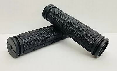 $7.95 • Buy Black Rubber Non Slip Grip Bike Handlebar Cruiser Mountain Adult N Kids Bicycle 