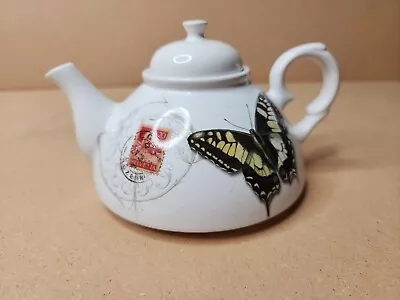 Marjolein Bastin Nature's Journey By Demdaco Butterfly Porcelain Teapot • $12.65