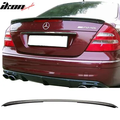 Fit 03-09 Benz E-Class W211 Sedan AMG Style Trunk Spoiler ABS Painted #040 Black • $109.99