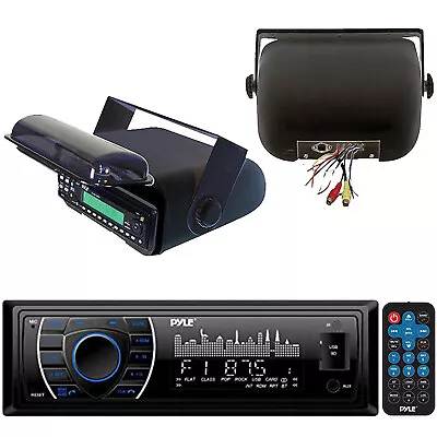 Pyle In Dash Marine MP3 USB SD Media Receiver + Housing • $83.99