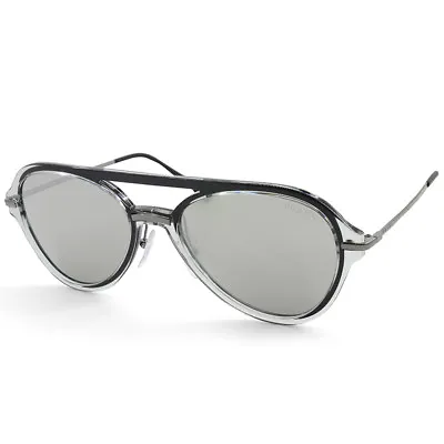 $259.95 • Buy Prada Sport PS 04TS MQG2B0 Transparent Grey/Silver Mirror Men's Sunglasses