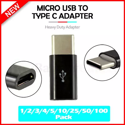 Lot 1-100 Micro USB To Type-C Plug For Motorola Moto G Fast/Power/Stylus/5G Plus • $3.49