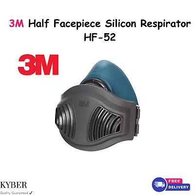 Original 3M Half Facepiece Silicon Respirator  HF-52 • $49