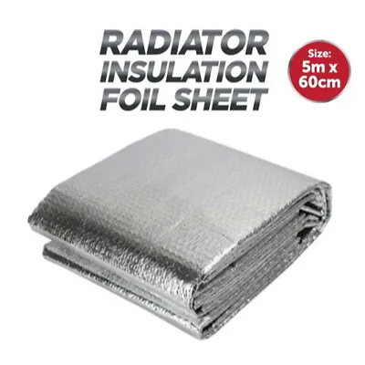 Flexible 5m X 30cm Radiator Heat Reflective Insulating Foil Sheet Energy Saving • £12.95