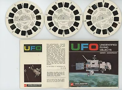 Gerry Anderson UFO Unidentified Flying Objects View-Master Packet B-417-N Dutch • $24.95