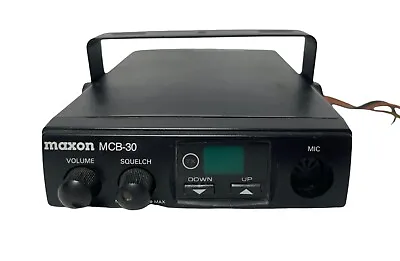 Maxon MCB-30 Modern Compact 40 Channel CB Radio Untested For Parts Or Repair  • $17.99