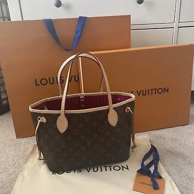 New Authentic LOUIS VUITTON Neverfull PM Monogram Tote Bag M41245 ~ NO Pouch • $1850