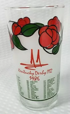 Vintage Kentucky Derby Churchill Downs Frosted Mint Julep Glass 1986 • $6.99