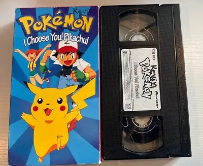 Pokemon The TV Series I Choose You! Pikachu! VHS Volume 1 TESTED • $14.89