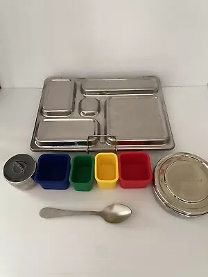 PlanetBox Rover Lunchbox W/2 Dippers 4 Pods Spoon PBX201506-1 IDC • $49.95