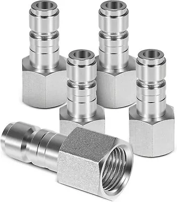 For Milton S-1818 1/2  FNPT G Style Plug Female Air Coupler High Flow 5 Pack Kit • $24.89